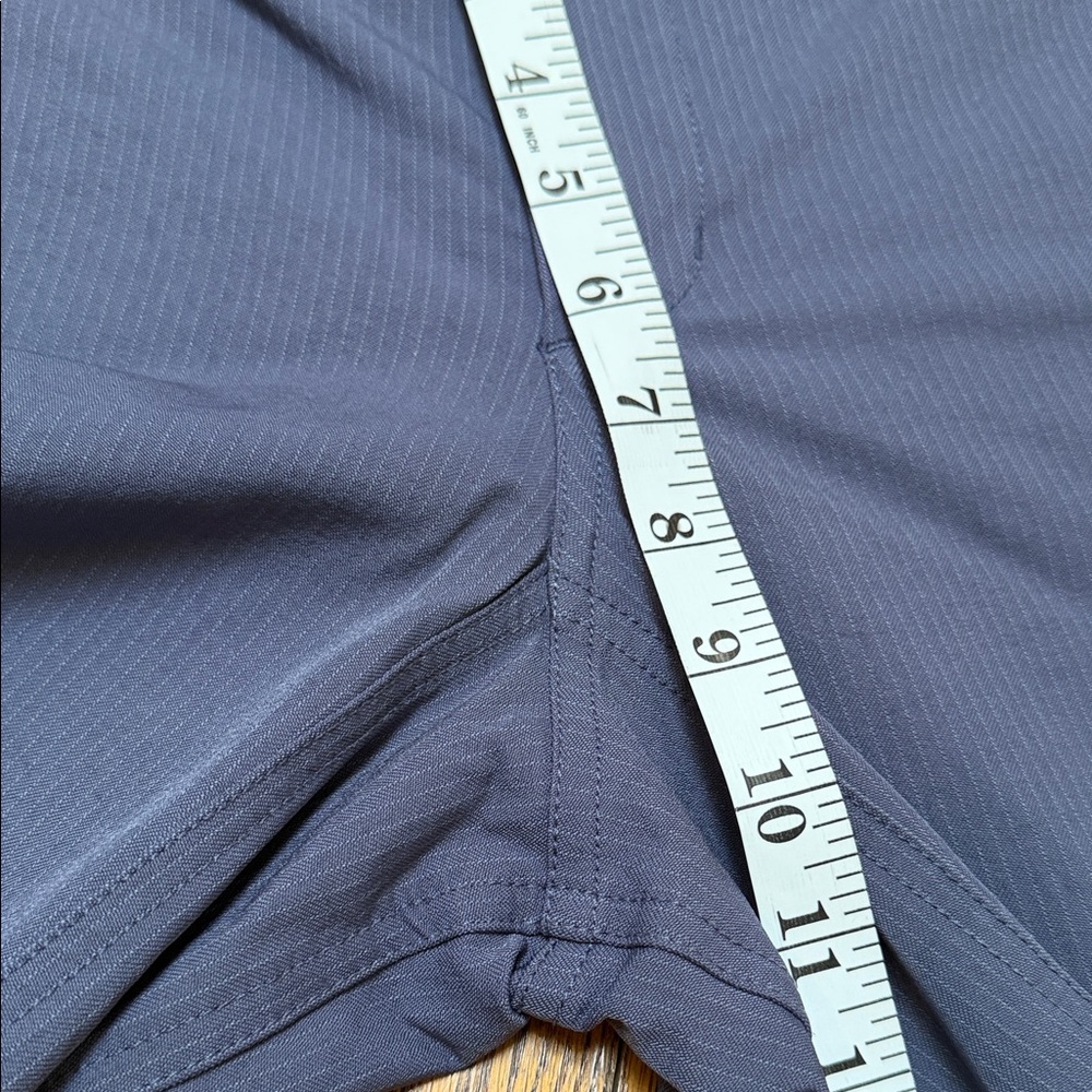 Lululemon sz 12 Longer Shorts Hiking Golfing Bermuda Walking purple and mint - Picture 9 of 12